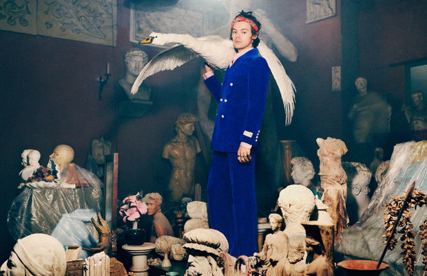 Harry Styles w kampanii Gucci Pre-Fall 2019 Pre-Fall 2019 Men’s Tailoring