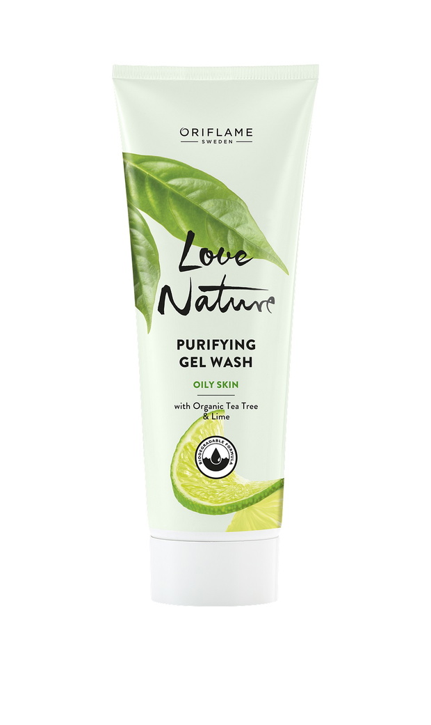 Oczyszczający żel Love Nature z organicznym drzewem herbacianym i limonką, 14,99 zł