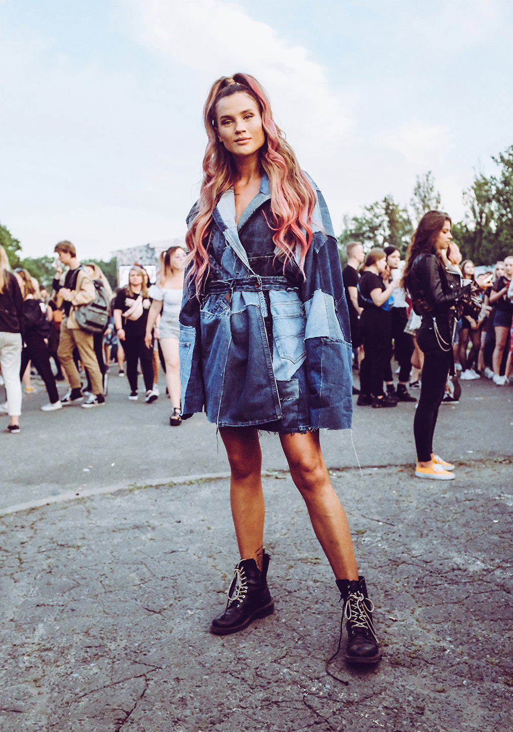Moda uliczna Orange Warsaw Festival 2019 dzień 2. - Karolina Gilon