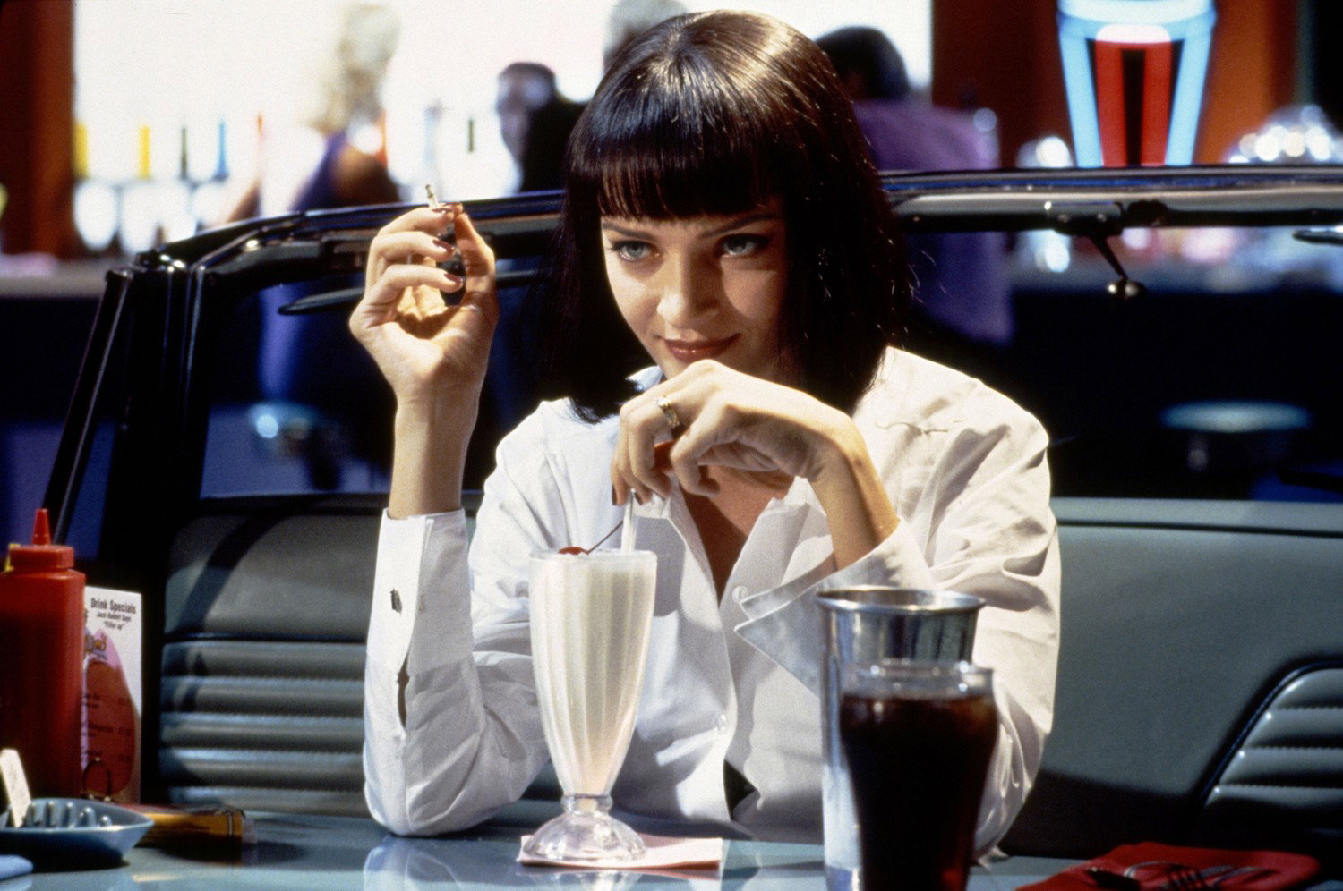 Uma Thurman w filmie „Pulp Fiction”