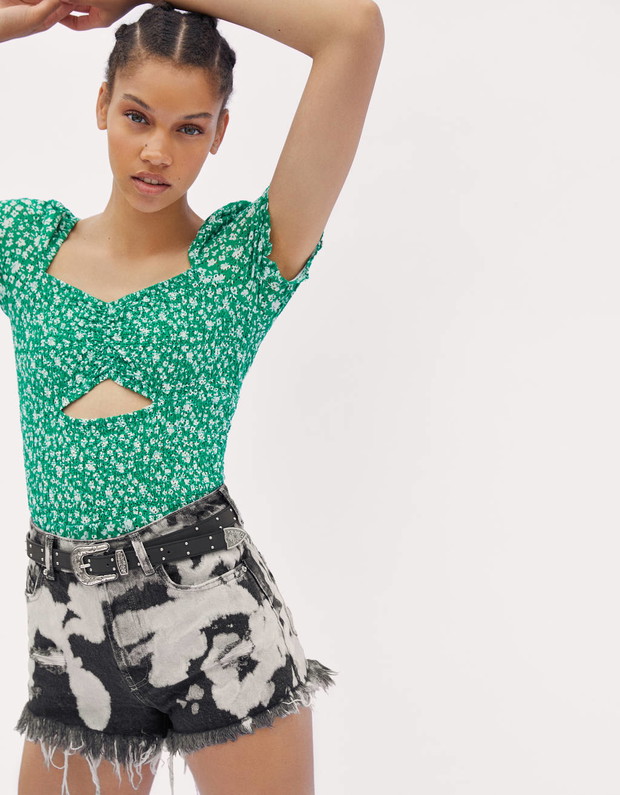 Jeansowe szorty Bershka, 59,90 zł