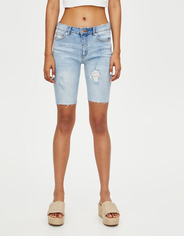 Jeansowe szorty Pull&Bear, 39,90 zł