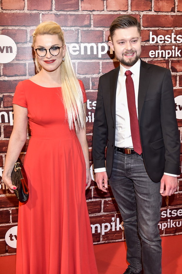 Katarzyna Bonda i Remigiusz Mróz na gali Bestsellery Empiku 2019.