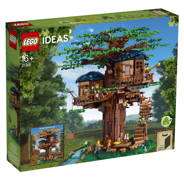 LEGO Ideas „Domek na drzewie” zawiera największą jak dotąd liczbę ekologicznych klocków.