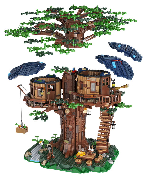 LEGO Ideas „Domek na drzewie” zawiera największą jak dotąd liczbę ekologicznych klocków.