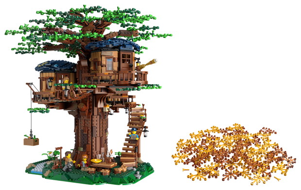 LEGO Ideas „Domek na drzewie” zawiera największą jak dotąd liczbę ekologicznych klocków.