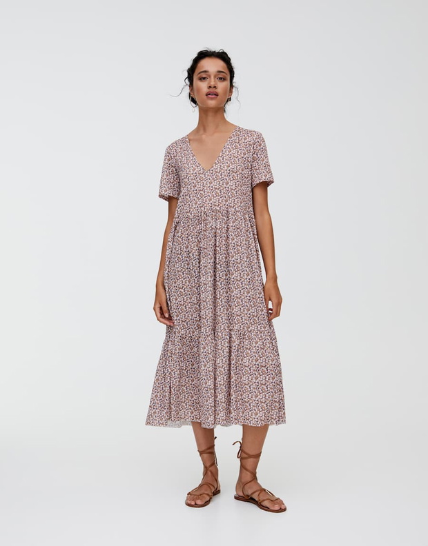 Sukienka w kwiaty Pull&Bear, 79,90 zł