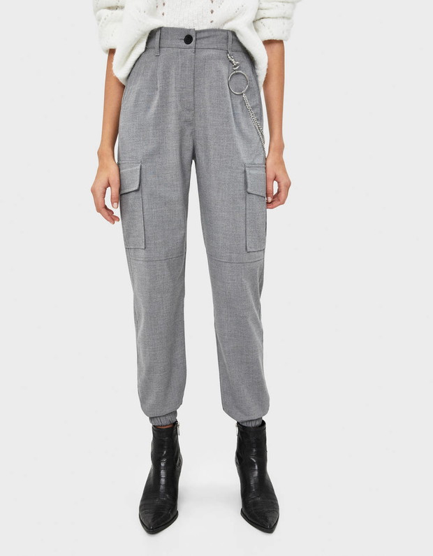 Spodnie cargo Bershka, 119 zł