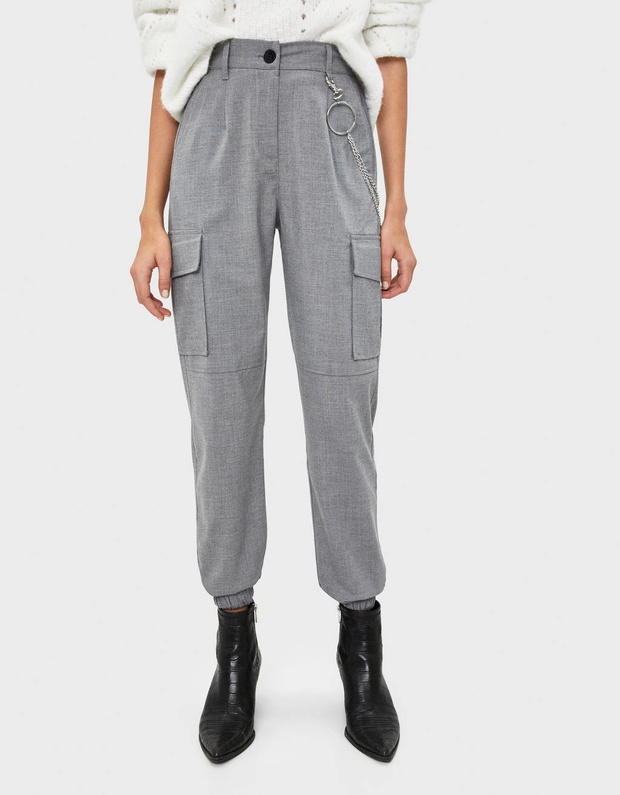 Spodnie cargo Bershka, 119 zł