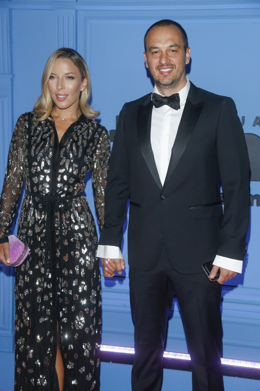 Ewa Chodakowska i Lefteris Kavoukis na wczorajszym Balu TVN-u.