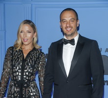 Ewa Chodakowska i Lefteris Kavoukis na wczorajszym Balu TVN-u.