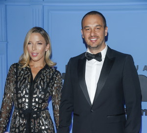 Ewa Chodakowska i Lefteris Kavoukis na wczorajszym Balu TVN-u.