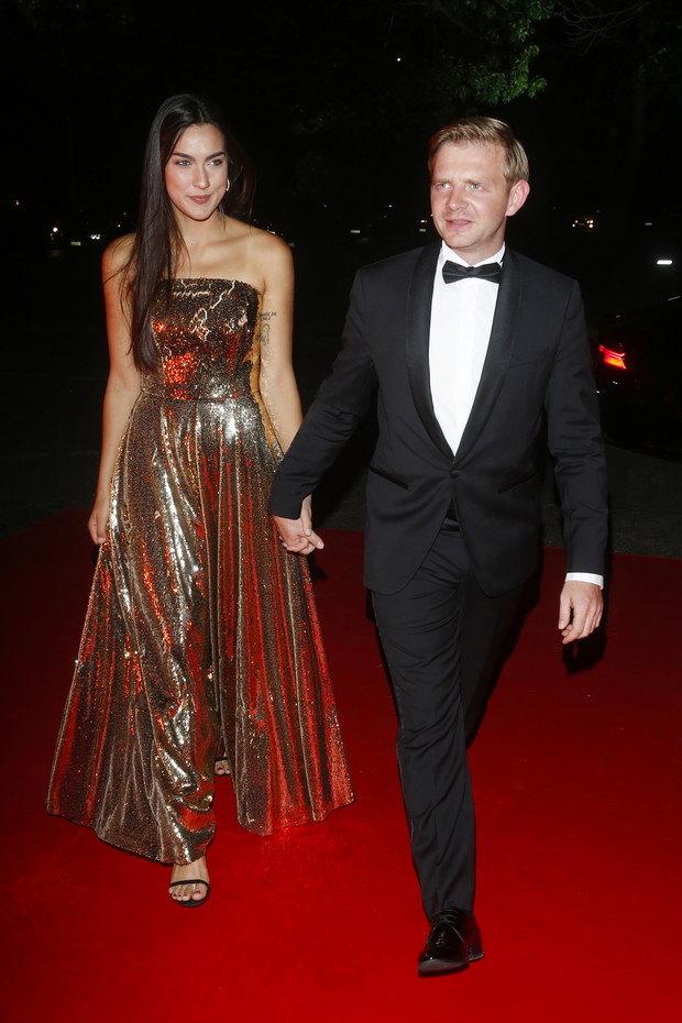 Bal TVN 2019: Rafał Zawierucha z partnerką