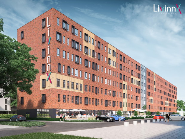 Akademik LivinnX Kraków znajduje się przy ul. Romanowicza 4