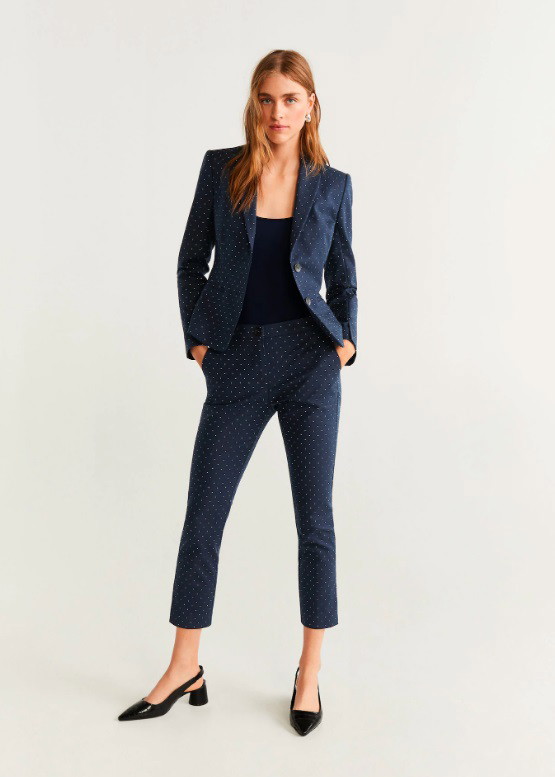 Garnitur Mango, marynarka 159,90 zł, spodnie 119,90 zł
