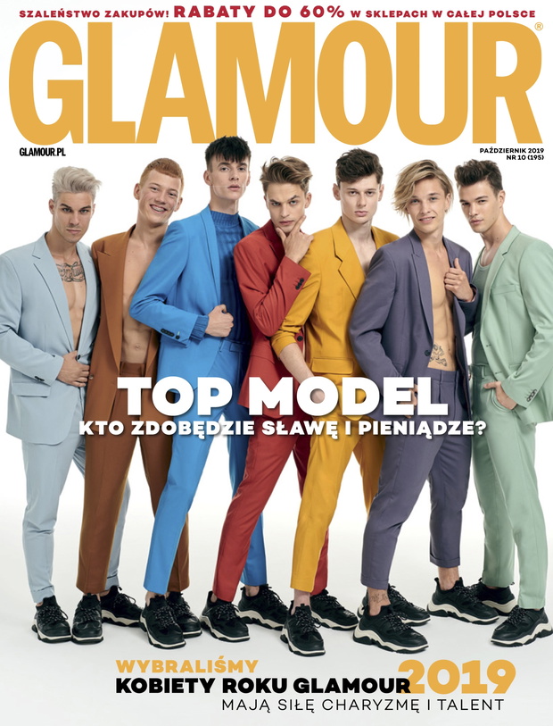 Finaliści Top Model 8 na okładce październikowego numeru GLAMOUR
