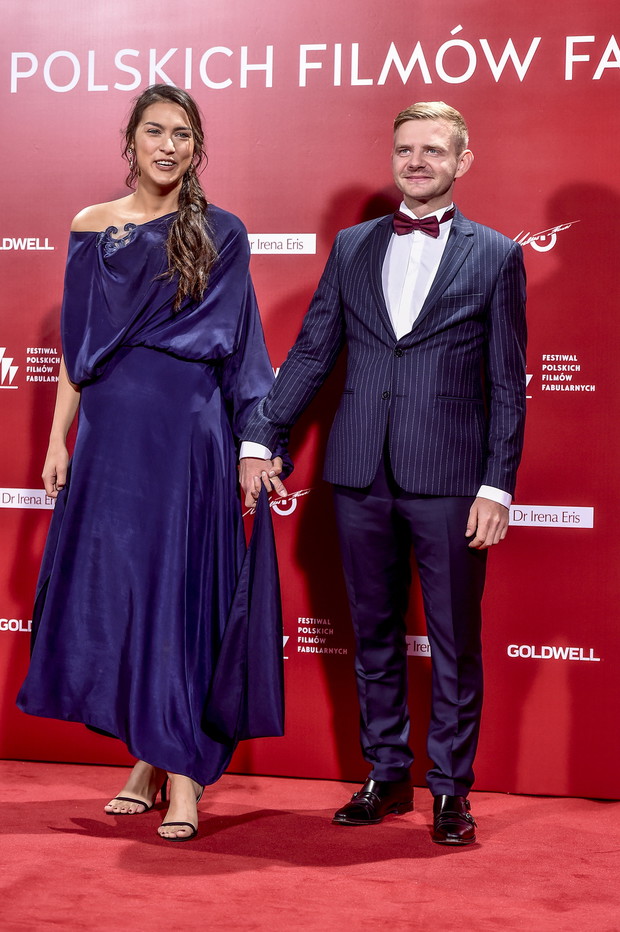 Rafał Zawierucha z partnerką