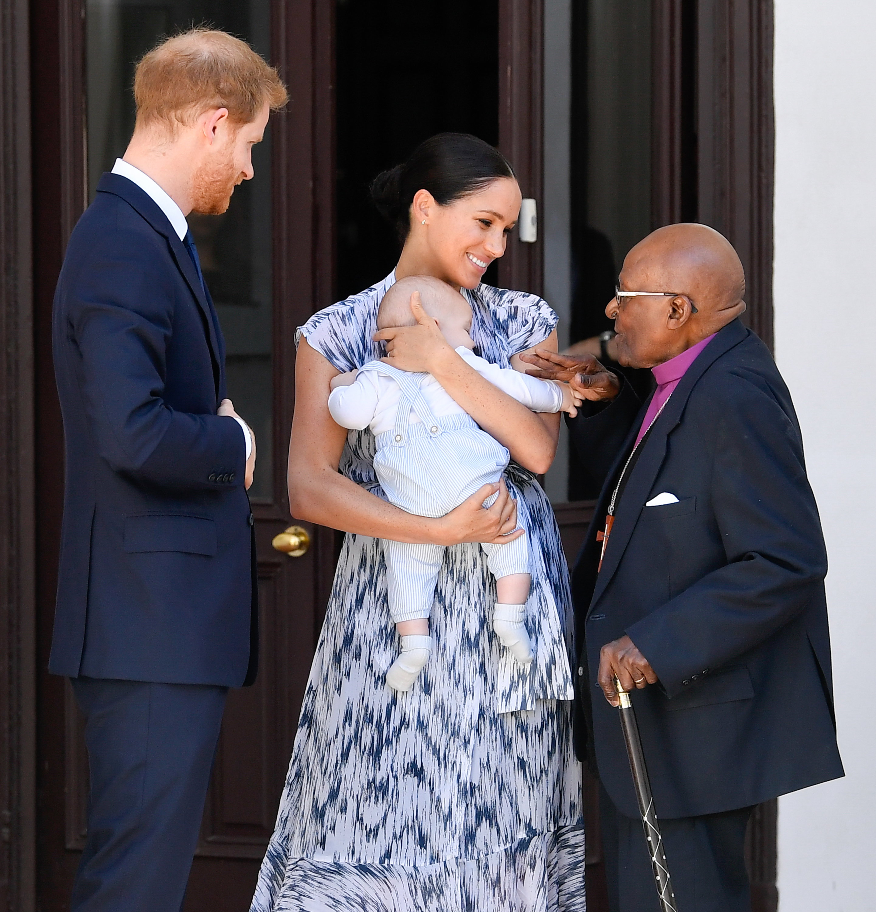 Meghan Markle, książę Harry i Archie Harrison w RPA