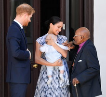 Meghan Markle, książę Harry i Archie Harrison w RPA