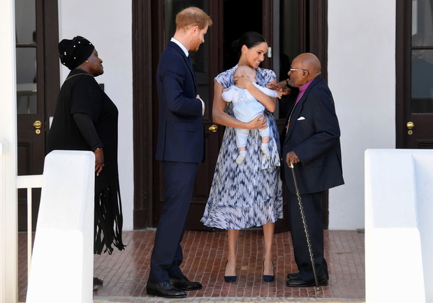 Meghan Markle, książę Harry i Archie Harrison w RPA