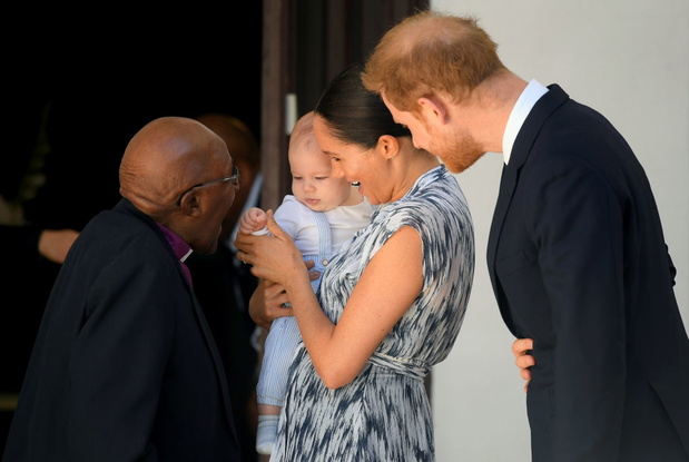 Meghan Markle, książę Harry i Archie Harrison w RPA