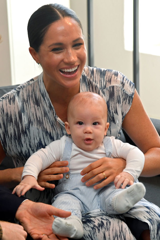 Meghan Markle, książę Harry i Archie Harrison w RPA