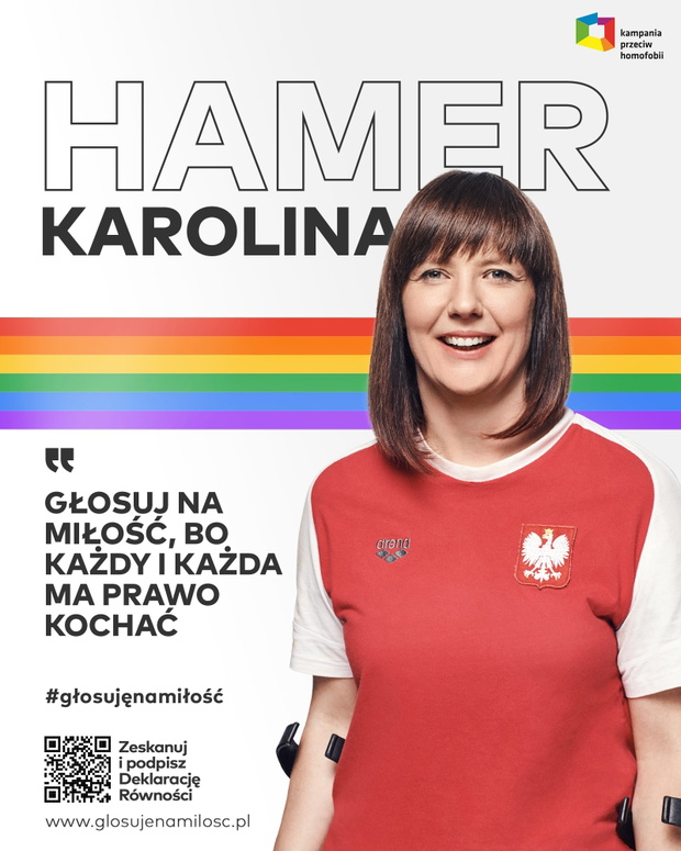 Karolina Hamer w kampanii „Głosuję na miłość”