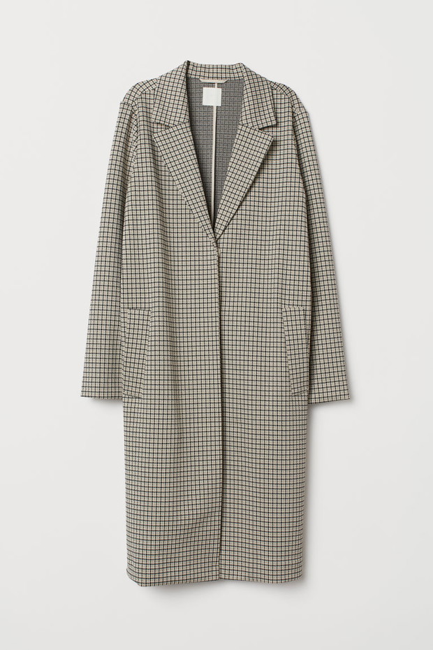 Płaszcz w kratę H&M, 199,99 zł