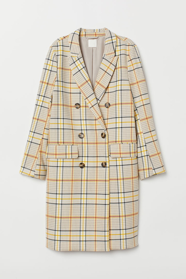 Płaszcz w kratę H&M, 229,99 zł