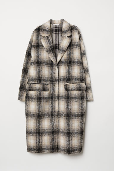 Płaszcz w kratę H&M, 229 zł