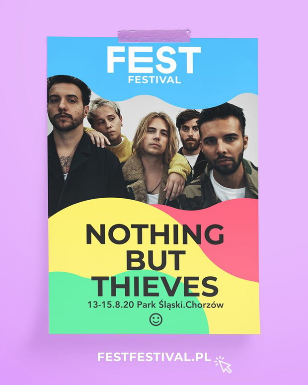 Na Fest Festival 2020 wystąpi również zespół Nothing But Thieves!