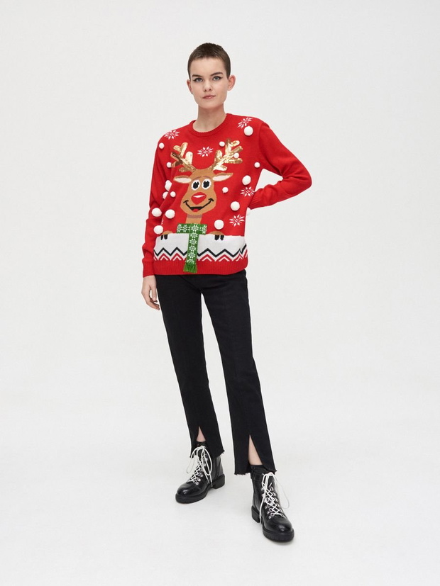 Sweter świąteczny Cropp, 89,99 zł
