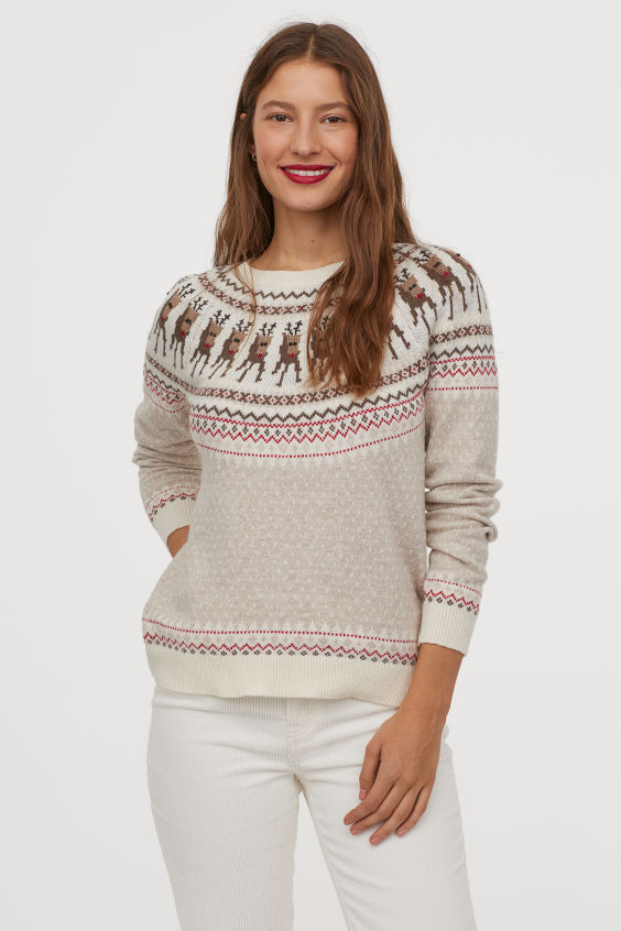 Sweter świąteczny H&M, 129,99 zł