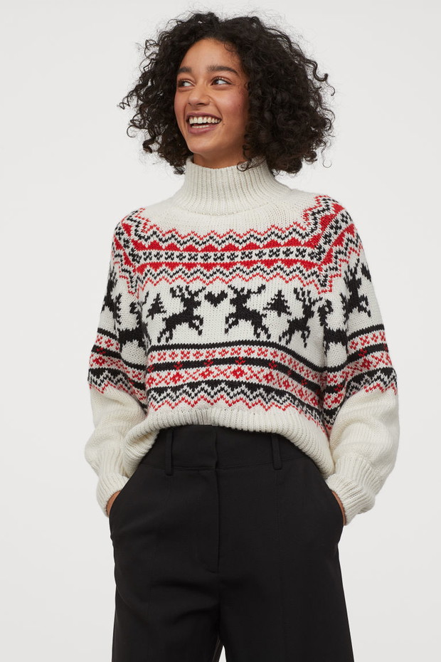 Sweter świąteczny H&M, 129,99 zł