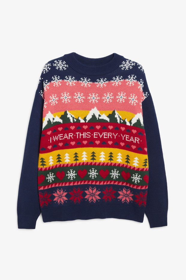 Sweter świąteczny Monki