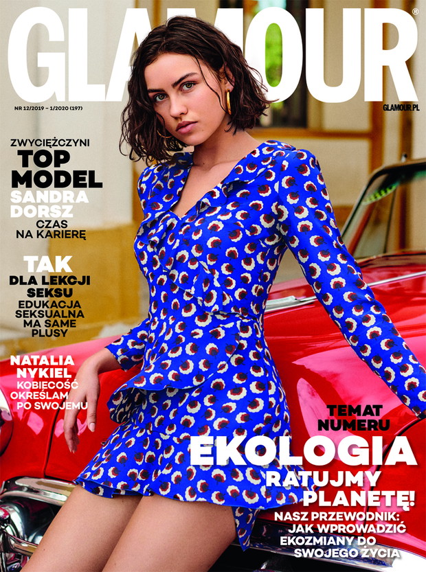 Top Model 8: Sandra Dorsz na okładce Glamour