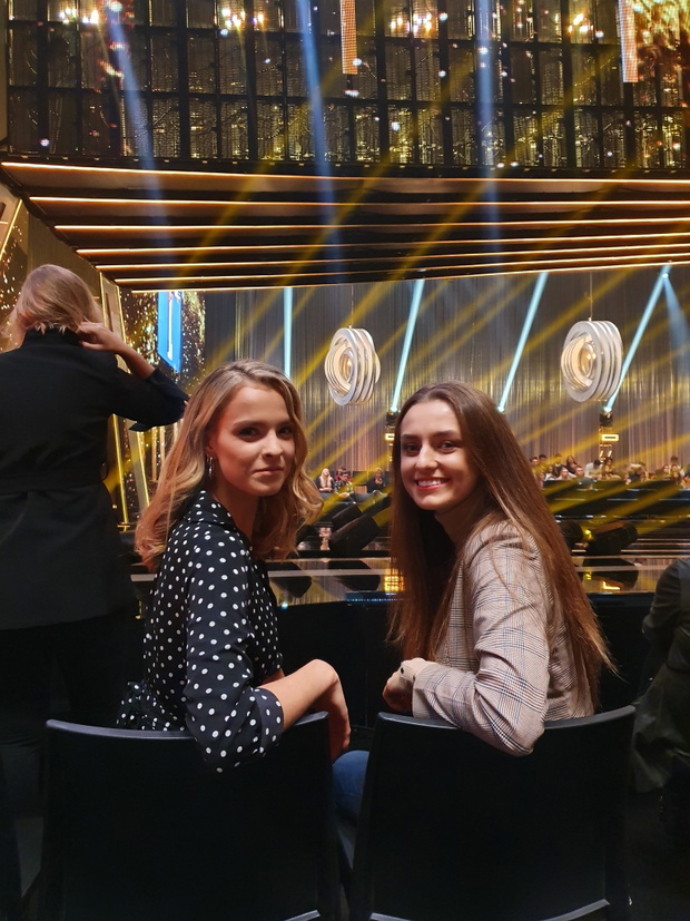 Zuza Kołodziejczyk i @owczi99 na finale Top Model 8