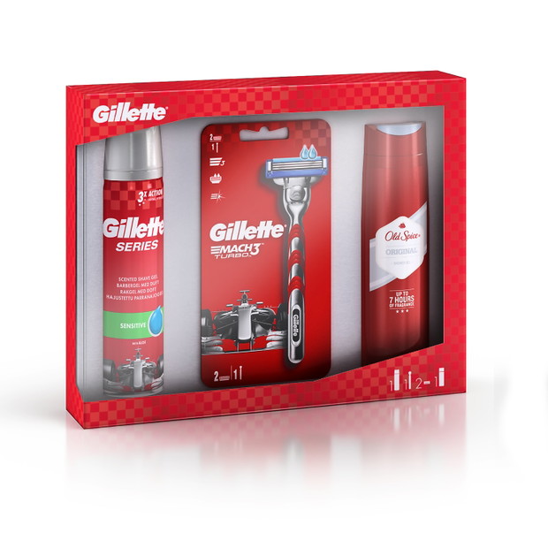 GILLETTE MACH 3 TURBO OLD SPICE