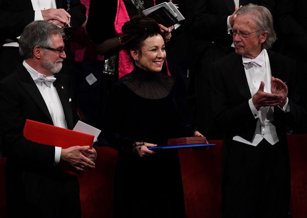 Olga Tokarczuk odebrała Nagrodę Nobla