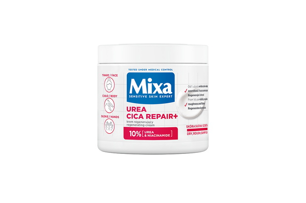 3 Multifunkcyjny krem Mixa Urea Cica Repair+ do twarzy, ciała i dłoni