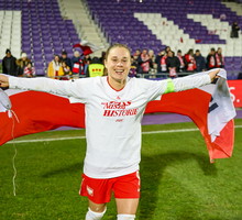 03.12.2024 AUSTRIA - POLSKA MECZ BARAZOWY MISTRZOSTW EUROPY KOBIET UEFA EURO 2025 PILKA NOZNA KOBIET