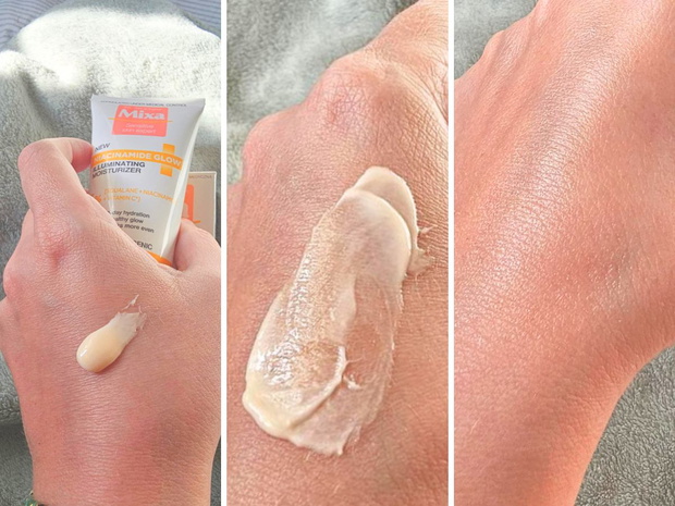 Mixa Niacinamide Glow Rozświetlający krem nawilżający z niacynamidem i witaminą C