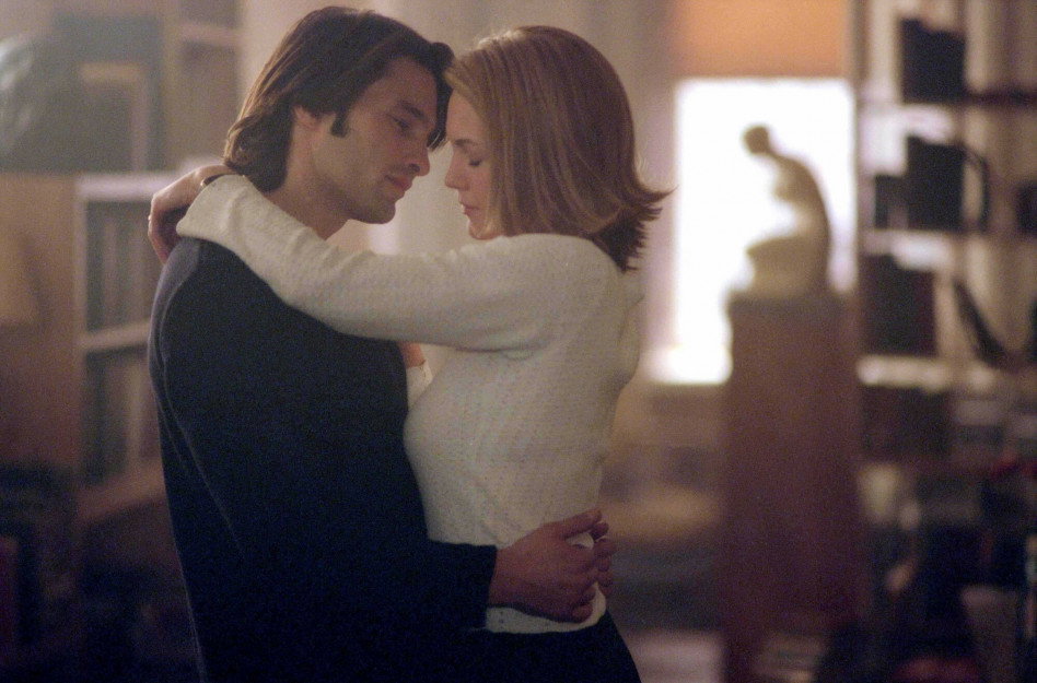 Kadr z filmu "Niewierna" (" Unfaithful "): Olivier Martinez i Diane Lane