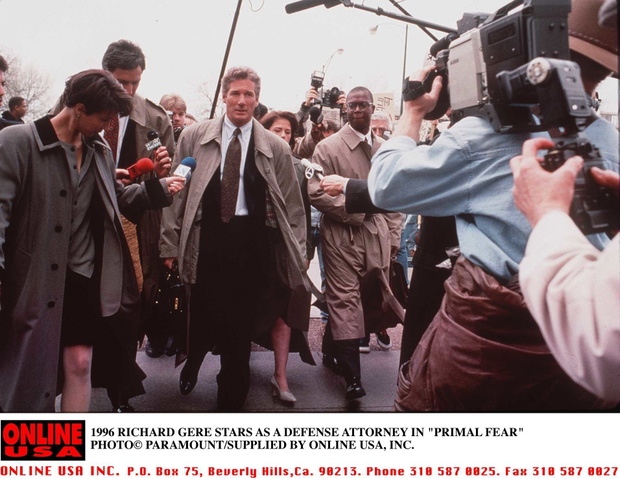 RICHARD GERE STARS AS A DEFENSE ATTORNEY IN "PRIMAL FEAR"