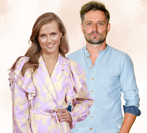 Agnieszka Kaczorowska i Marcin Rogacewicz