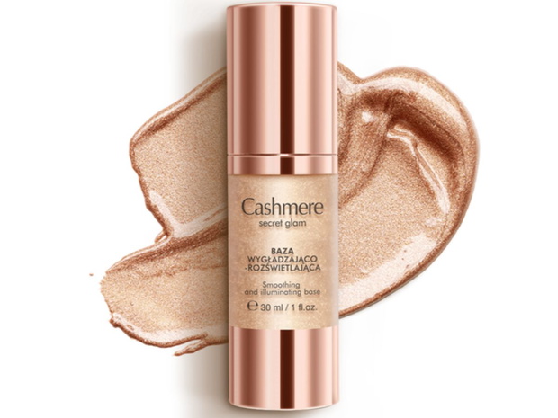 Cashmere Secret Glam baza wygładzająco-rozświetlająca pod makijaż