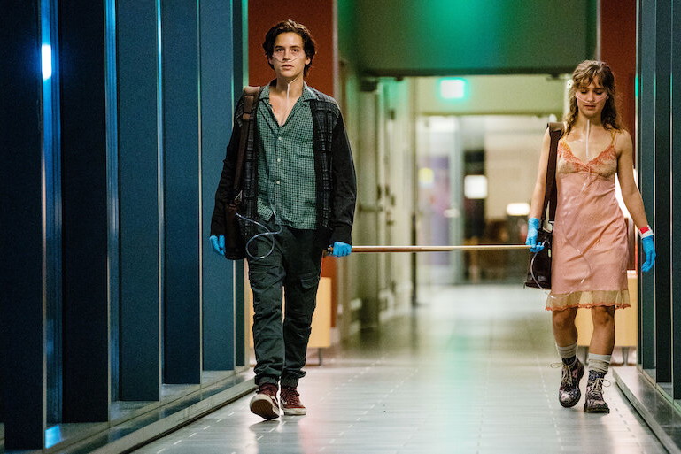 five feet apart