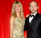 Borys Szyc z żoną