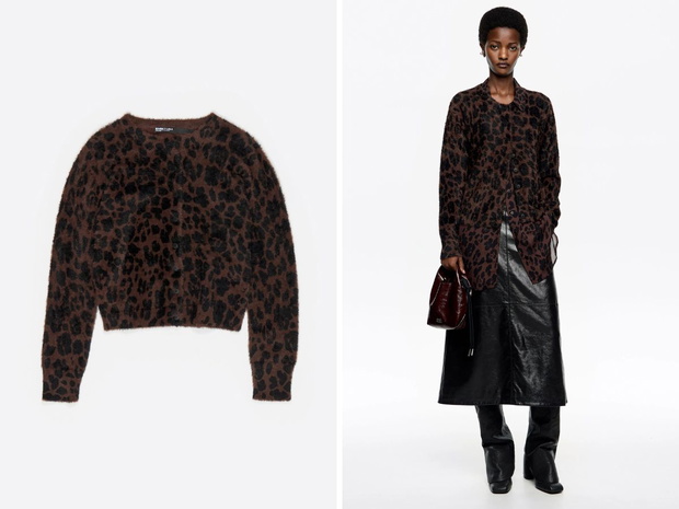 Sweter w panterkę Bimba Y Lola