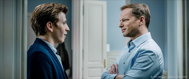 Maciej Musiałowski i Maciej Stuhr na planie filmu „Sala samobójców. Hejter”